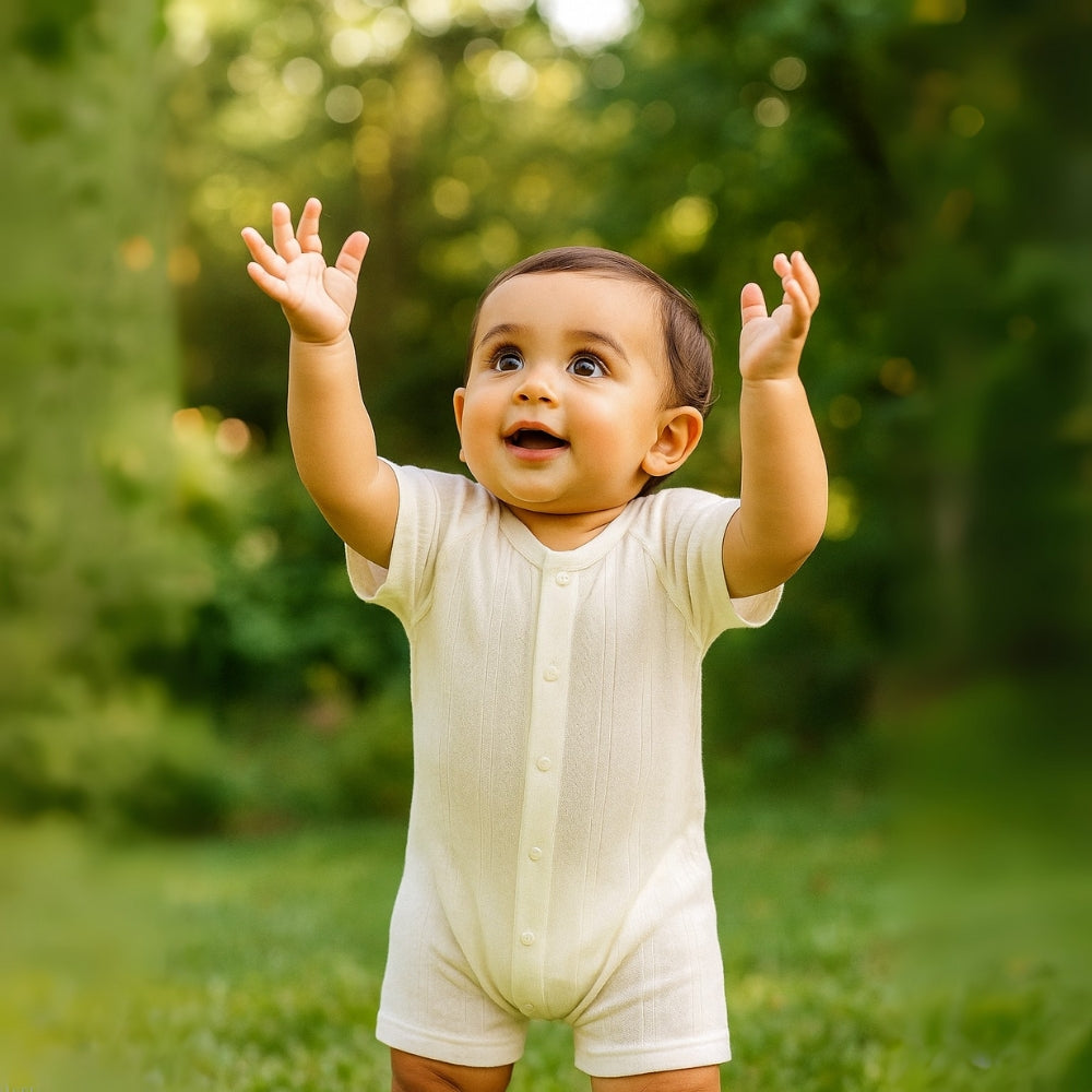 Lightweight Cotton Baby Romper